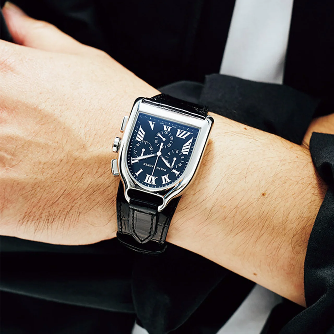 RALPH LAUREN｜スティラップ ラージ クロノグラフ