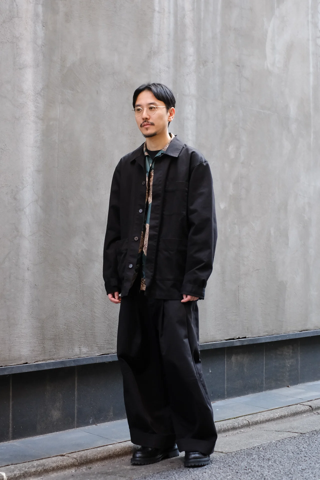 メンズヘア 大人のセンターパート