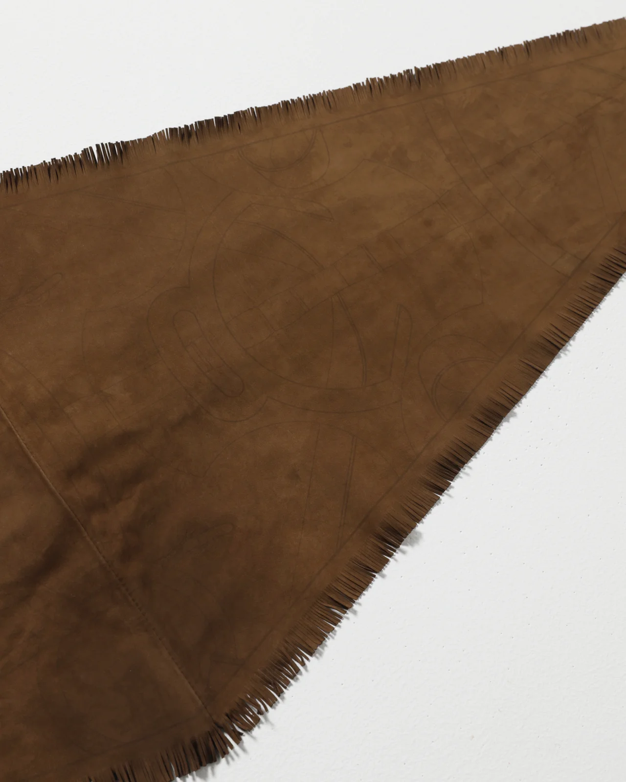 HERMESのヌバックスカーフ「プチ ロザンジュ」 アップ