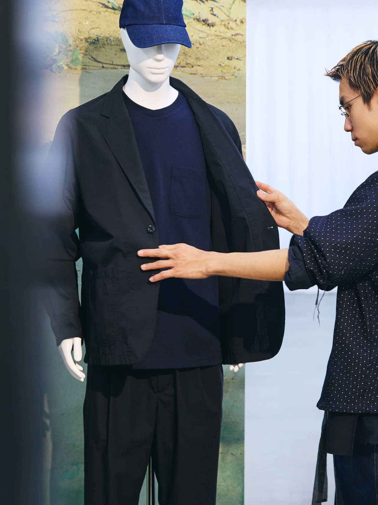 「ジーユー×エンジニアド ガーメンツ」ジャケット　スタイリスト瓜坂拓海