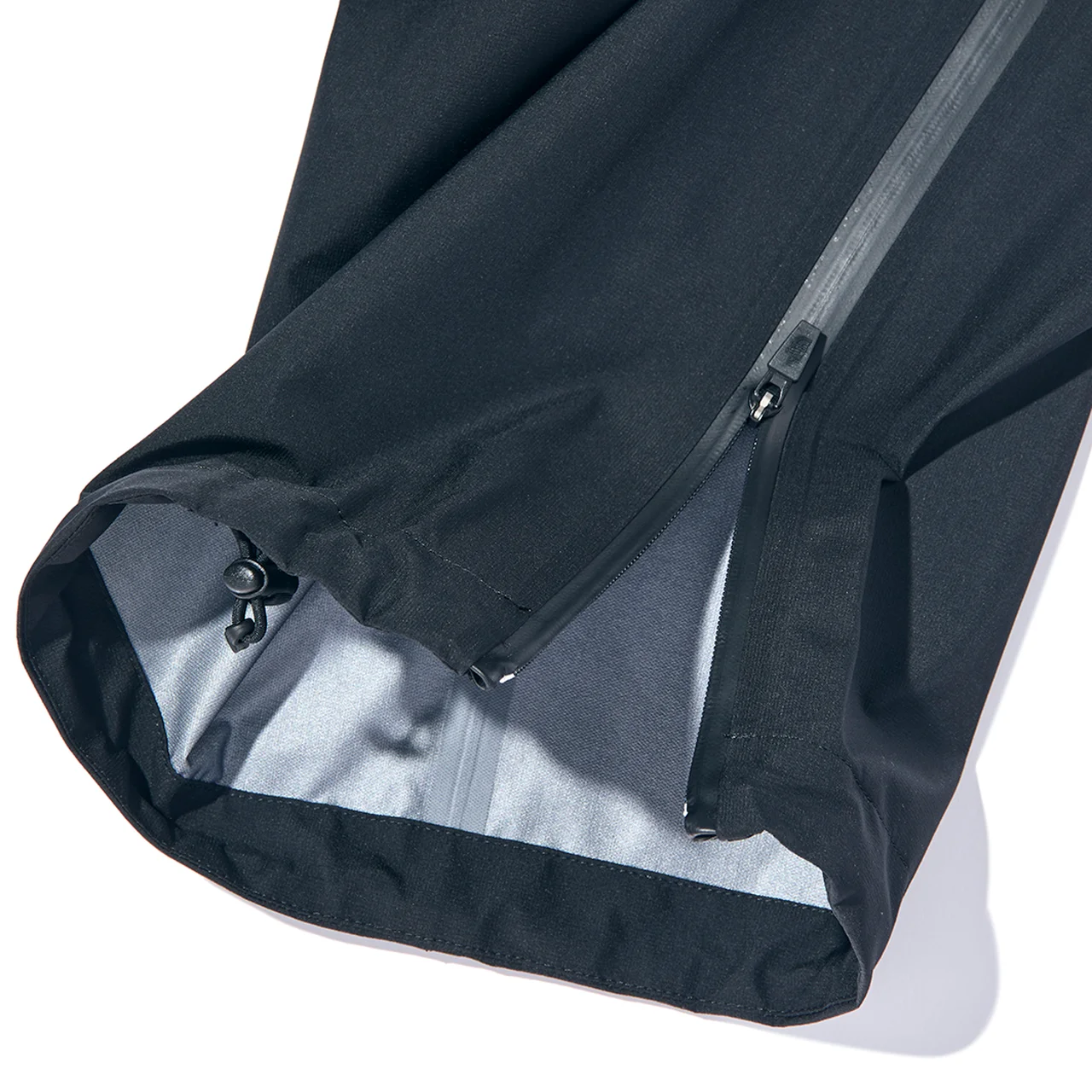 止水仕様のサイドフルファスナー