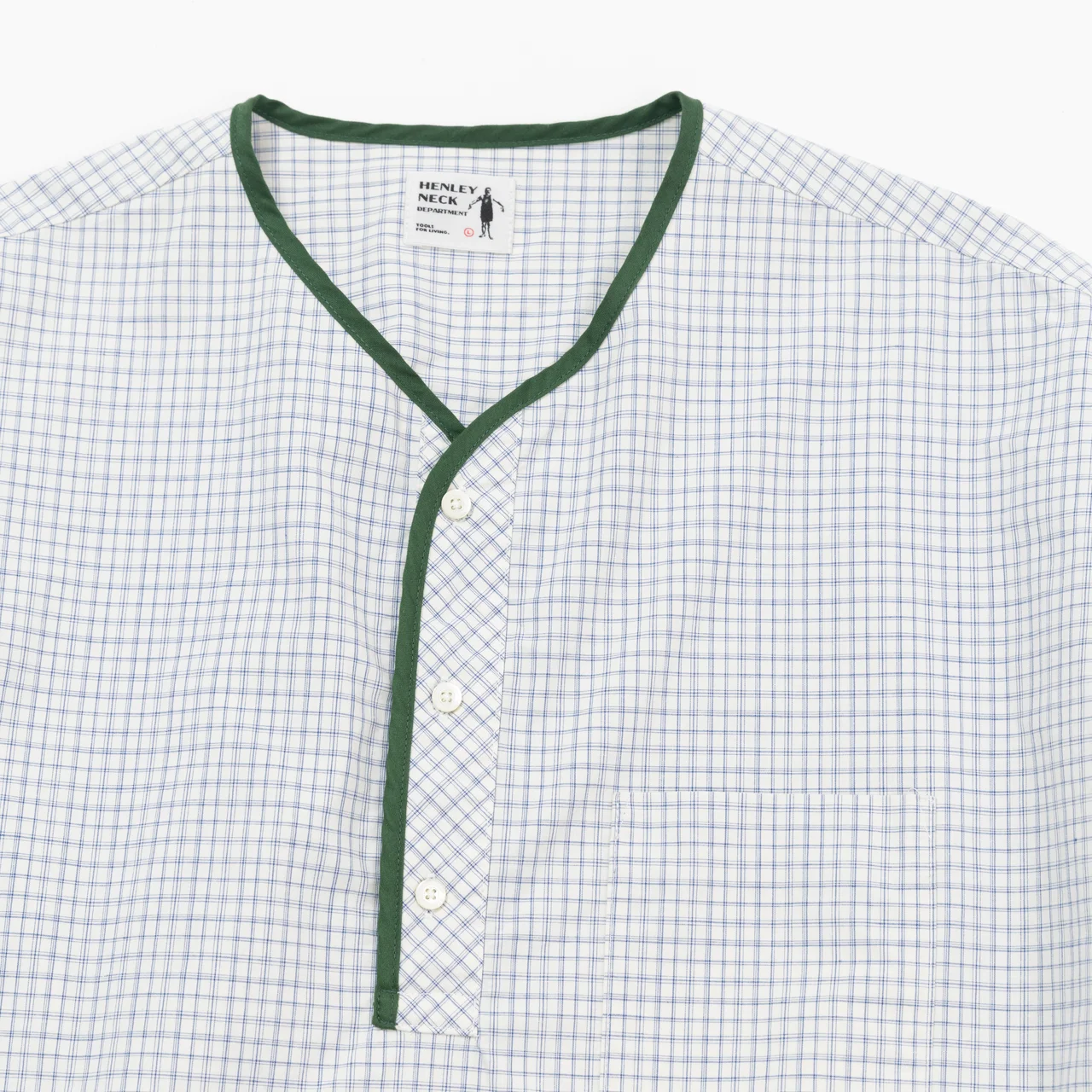 【エディター私物】HENLEY NECK DEPARTMENTのヘンリーネックシャツ“Albert”