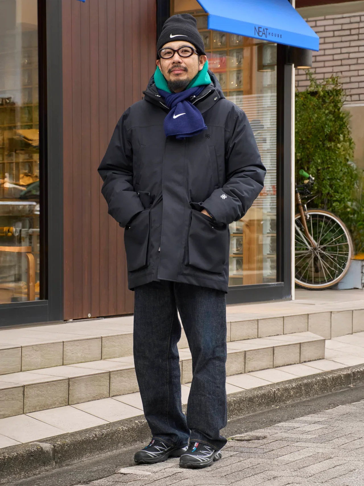 AYAQ　ダウン着こなし