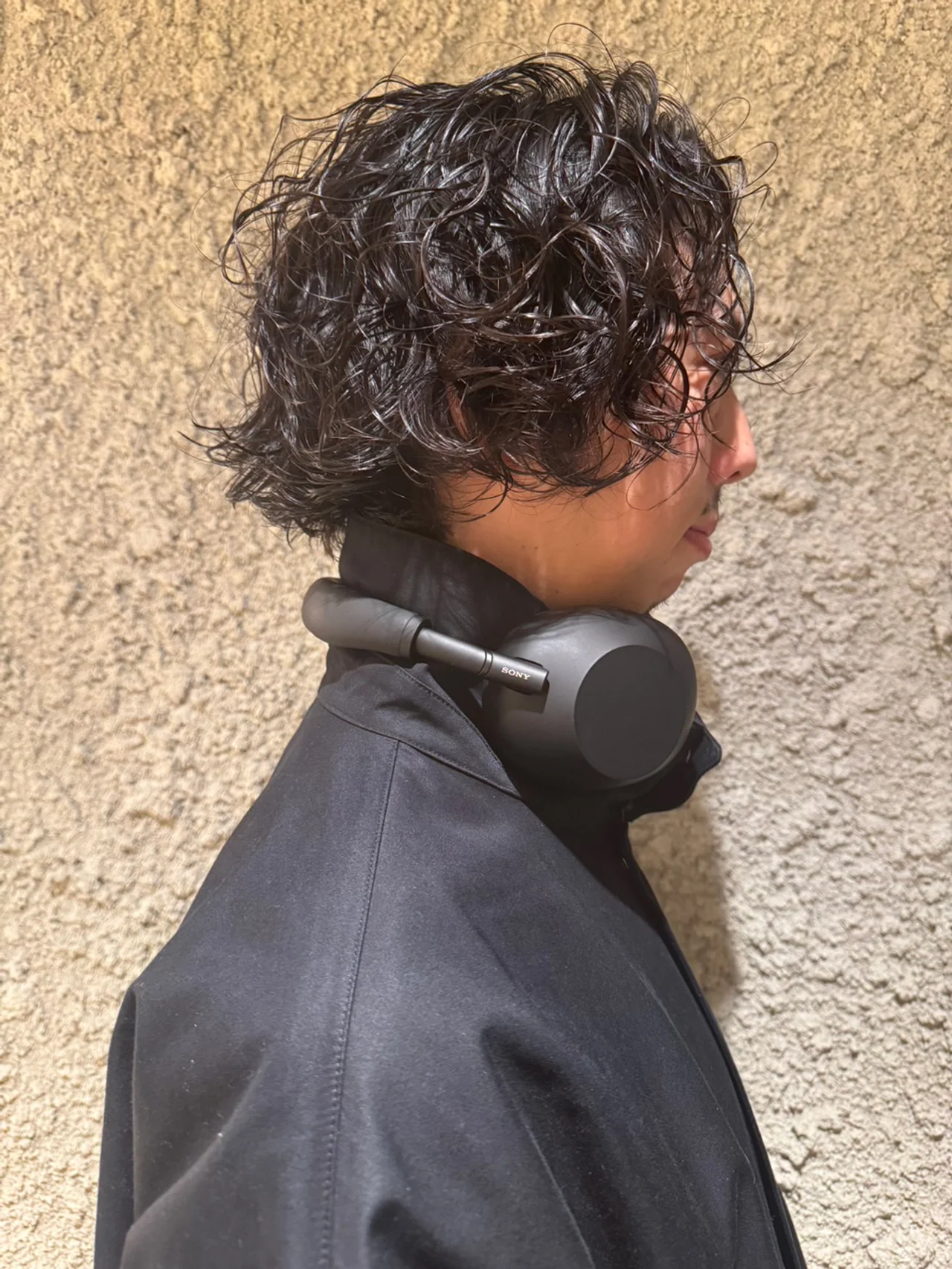 メンズヘア 冬のボブパーマ