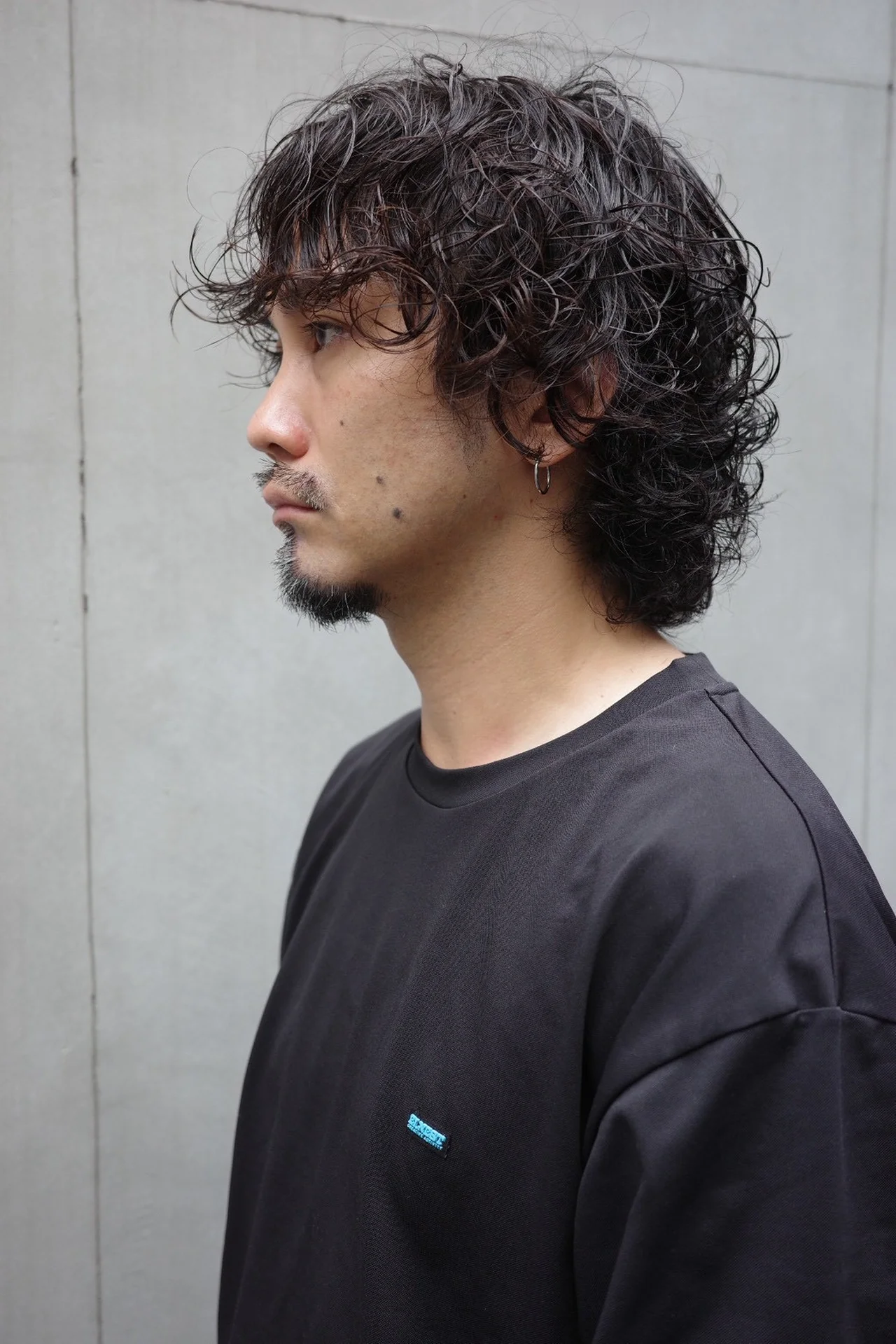 メンズヘア ランダムパーマ