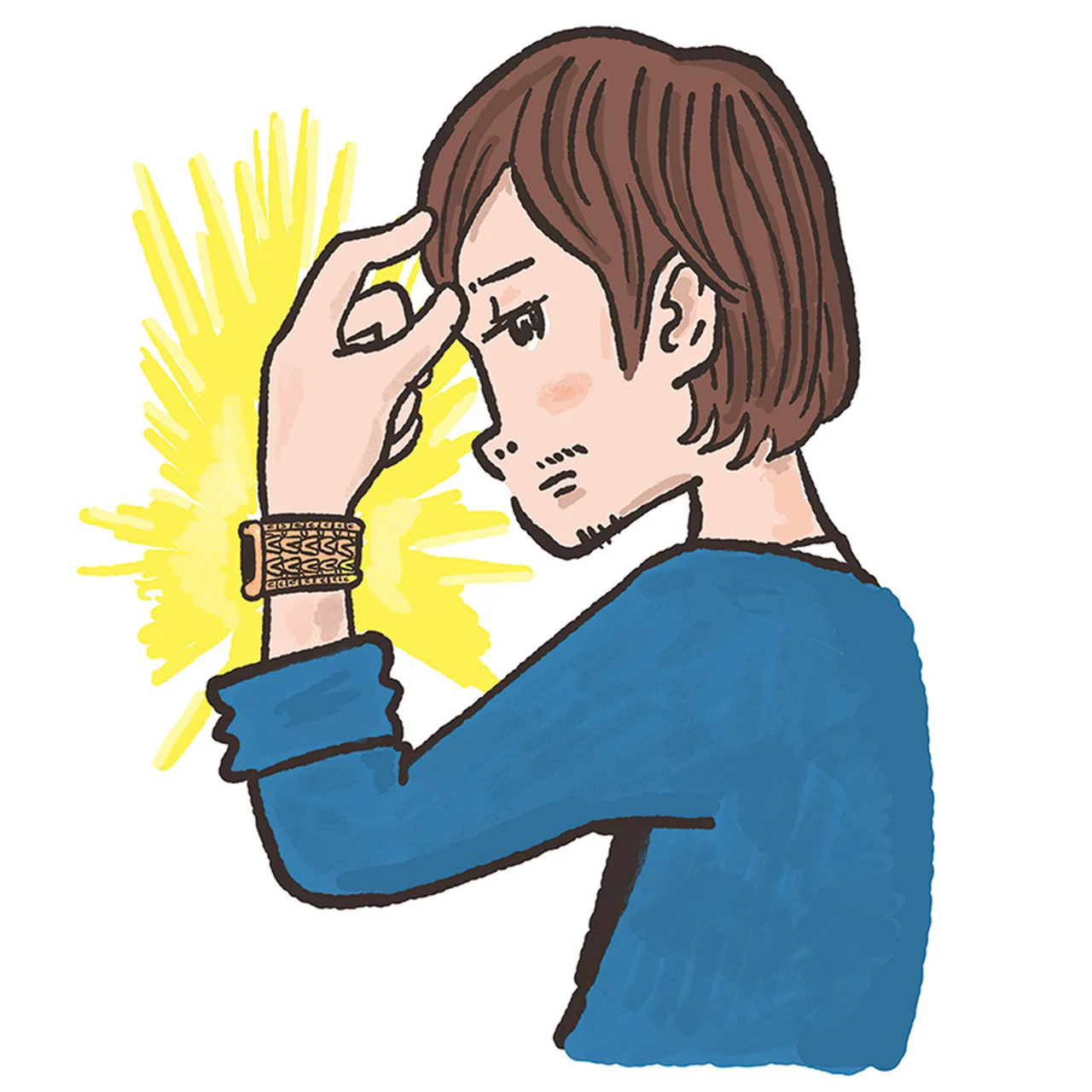 注目はメッシュブレス イラスト