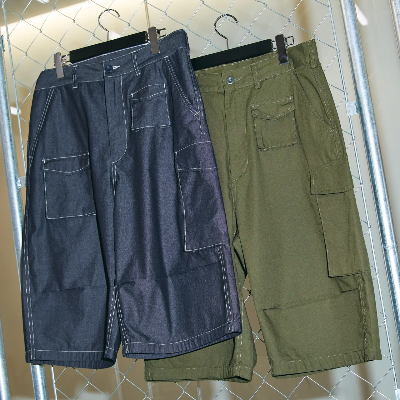 「ジーユー×エンジニアド ガーメンツ」ユーティリティーショーツ