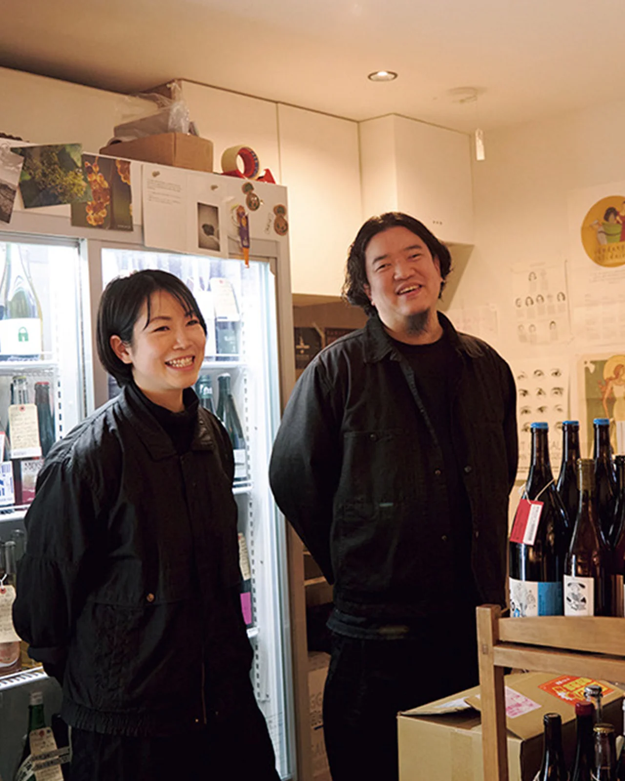 ともに店を切り盛りする妻の花恵さん