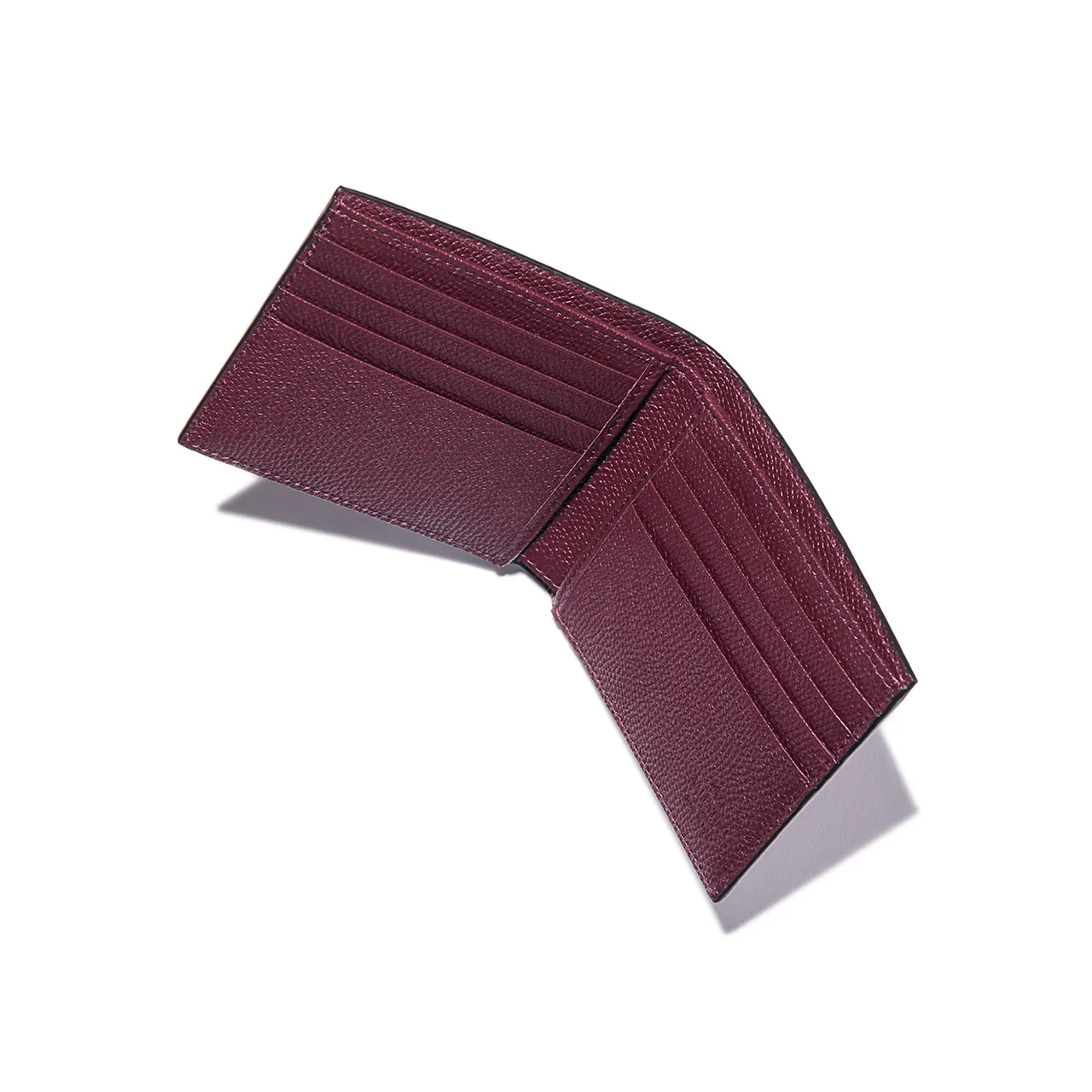 VALENTINO GARAVANI｜Vlogo Signature Grainy Calfskin Wallet