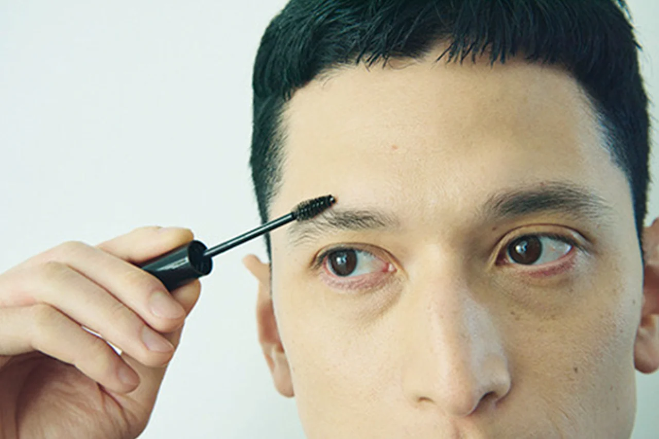 中間は斜め上に向かって