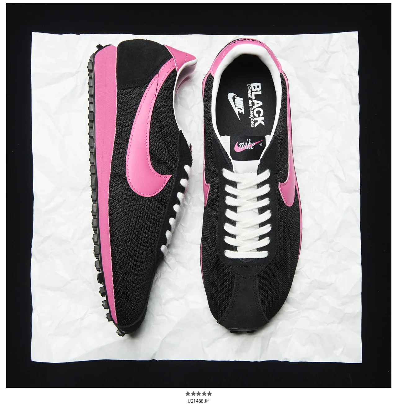 40代男性におすすめのナイキとブラック・コム デ ギャルソンのコラボスニーカー「LD-1000」