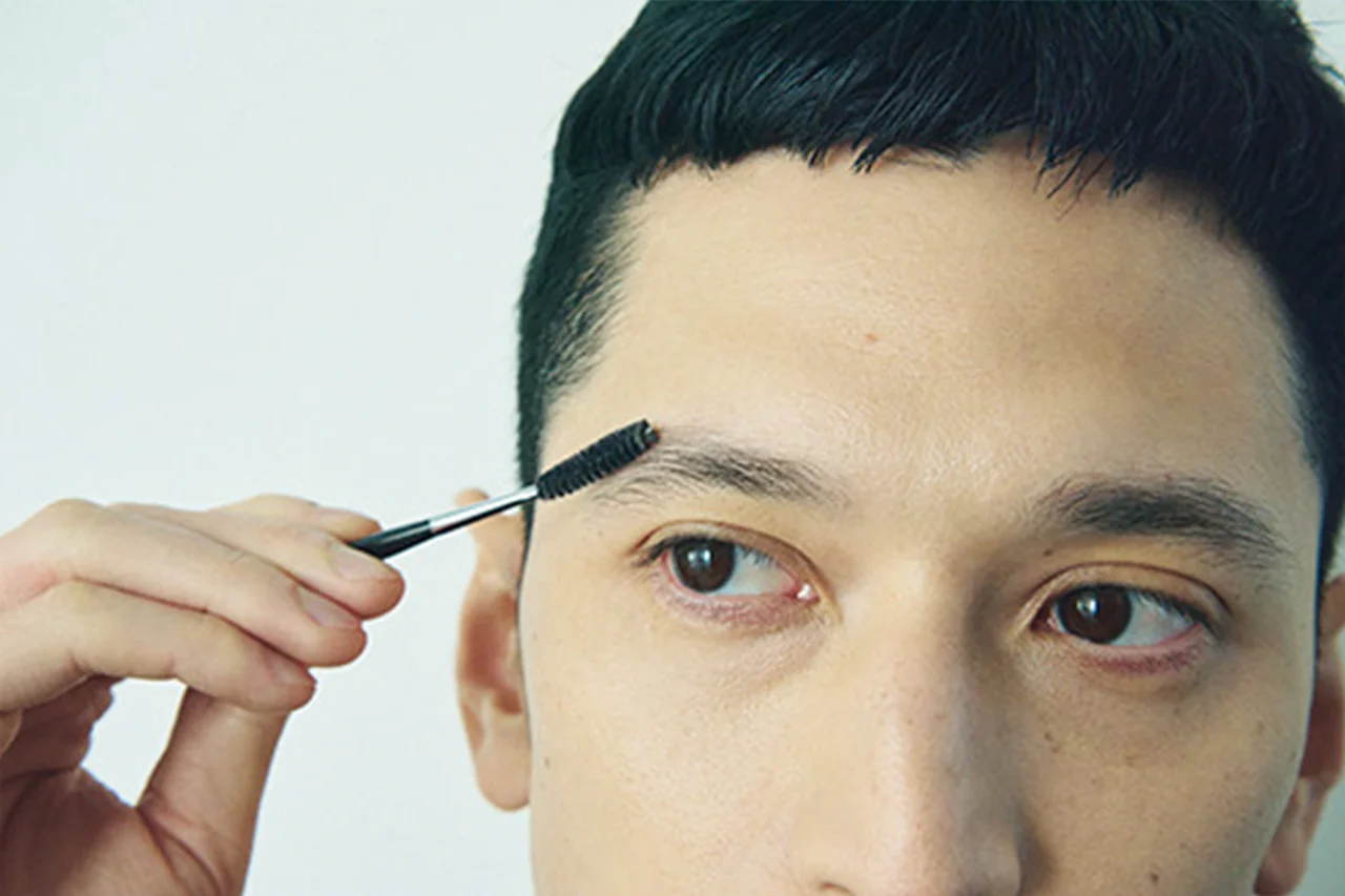 自分の毛流れをチェック