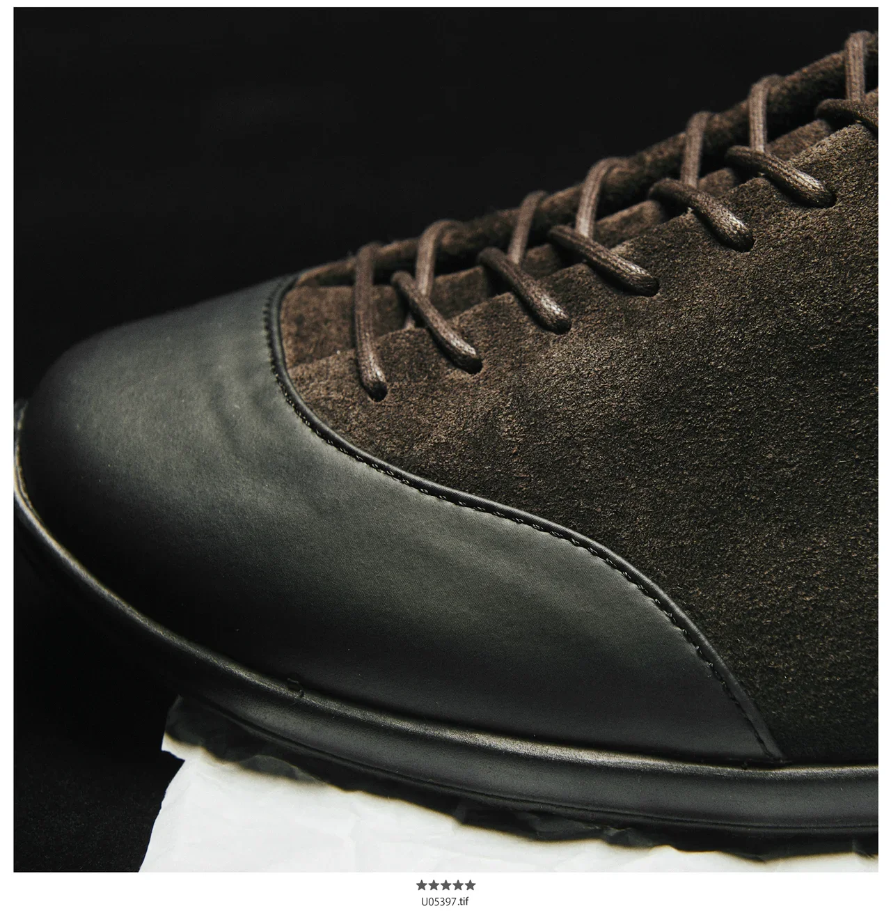 AMOMENTO|Vibram Lace-Up Sneakers