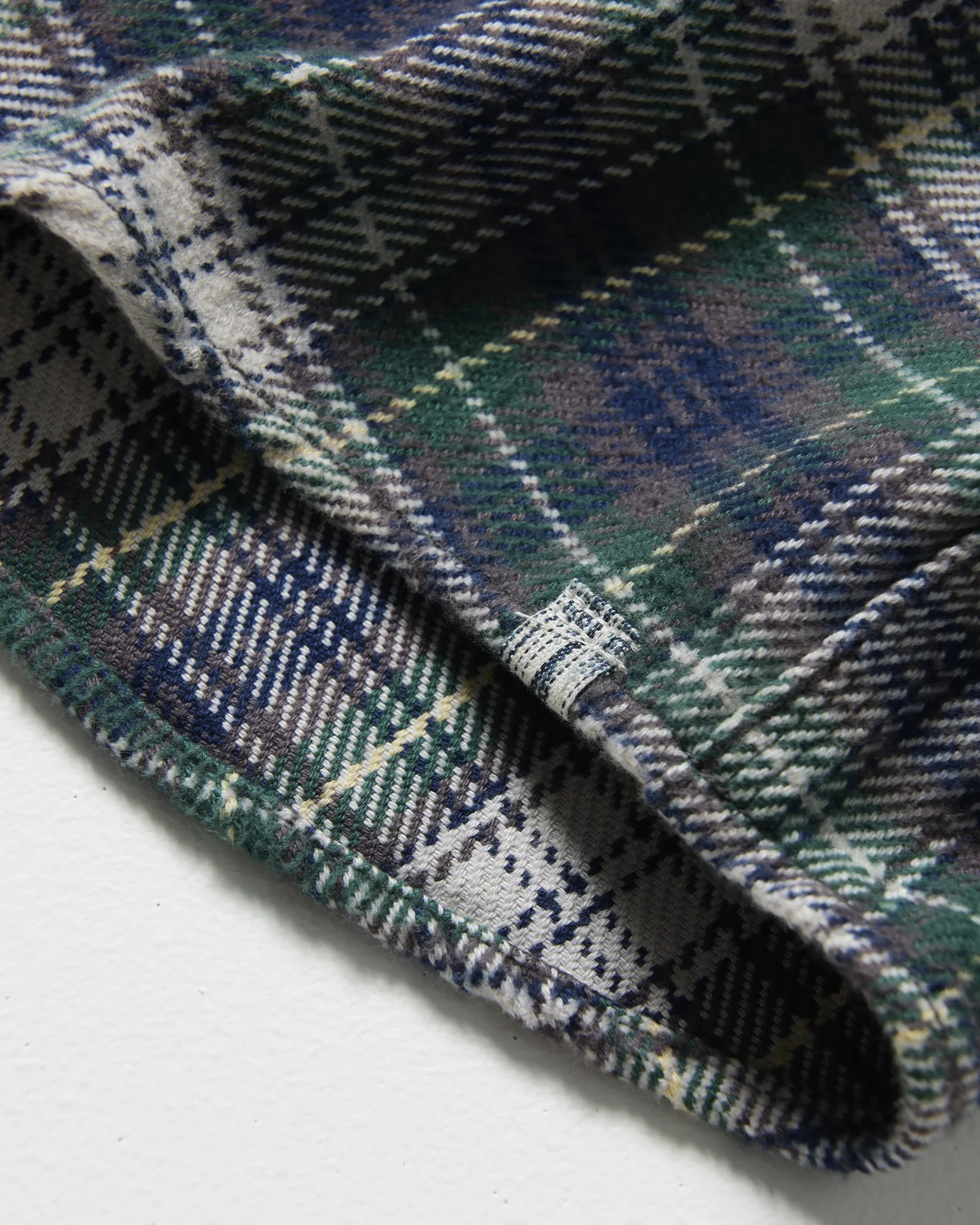 visvimのフランネルシャツ 袖