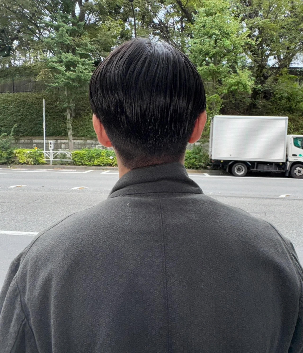 メンズヘア 刈り上げワンレングス