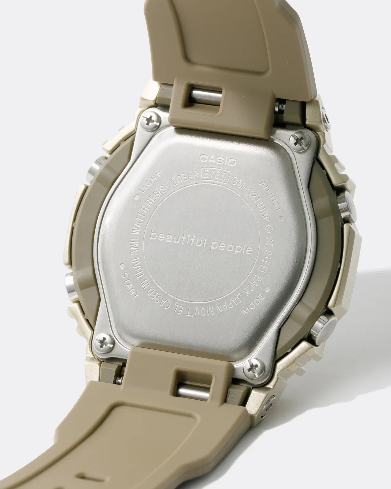 G-SHOCK × beautiful people｜“Already Patina” 裏面
