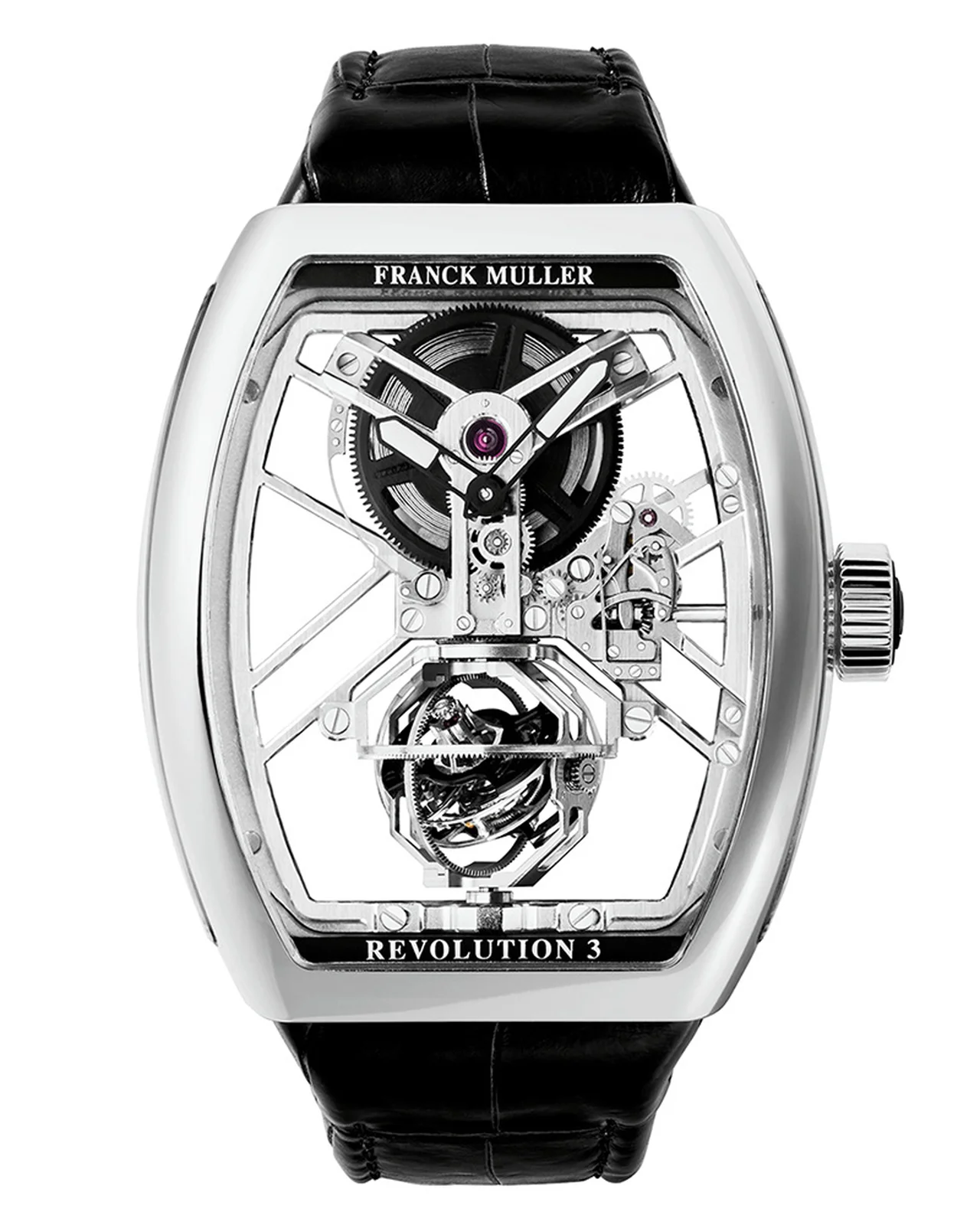 FRANCK MULLER｜ヴァンガード エアロ レボリューション3 スケルトン