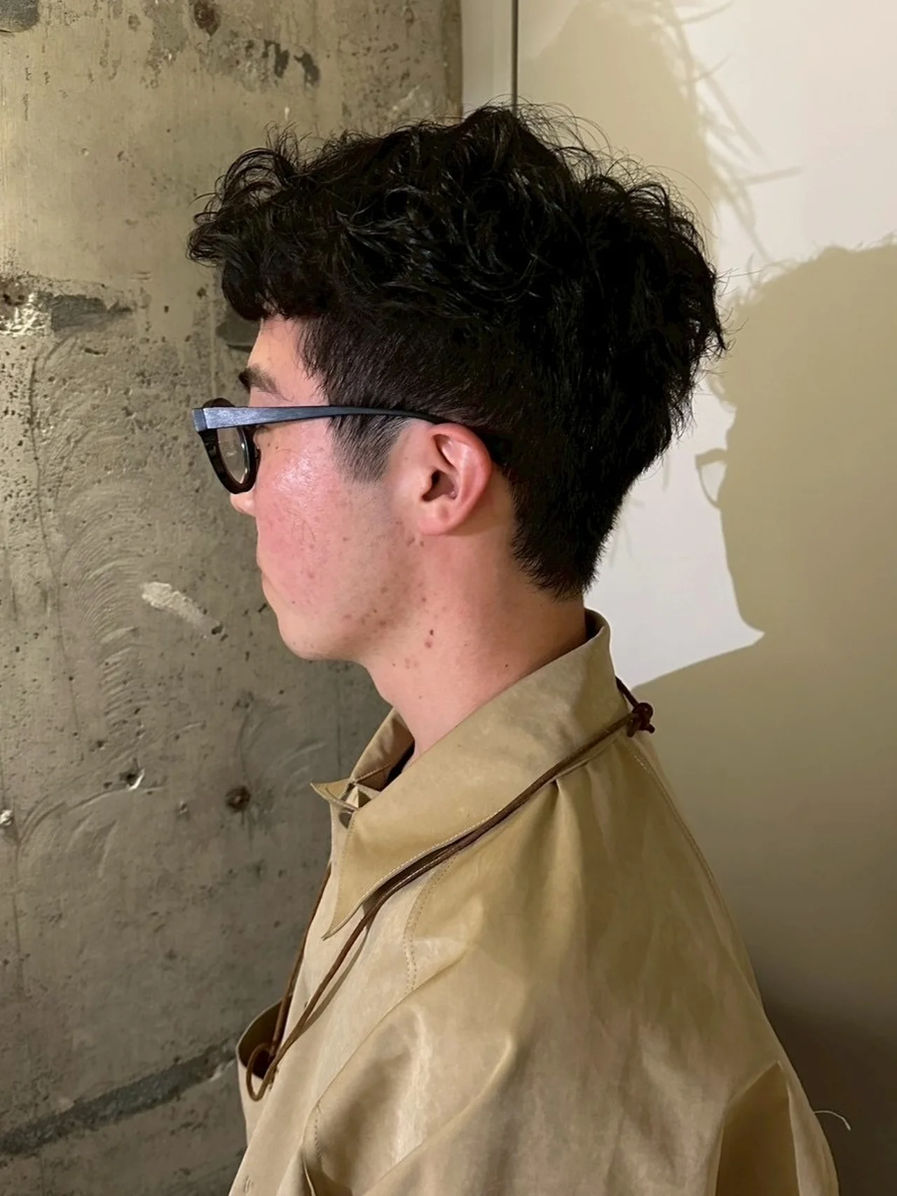 刈り上げパーマスタイル メンズヘア