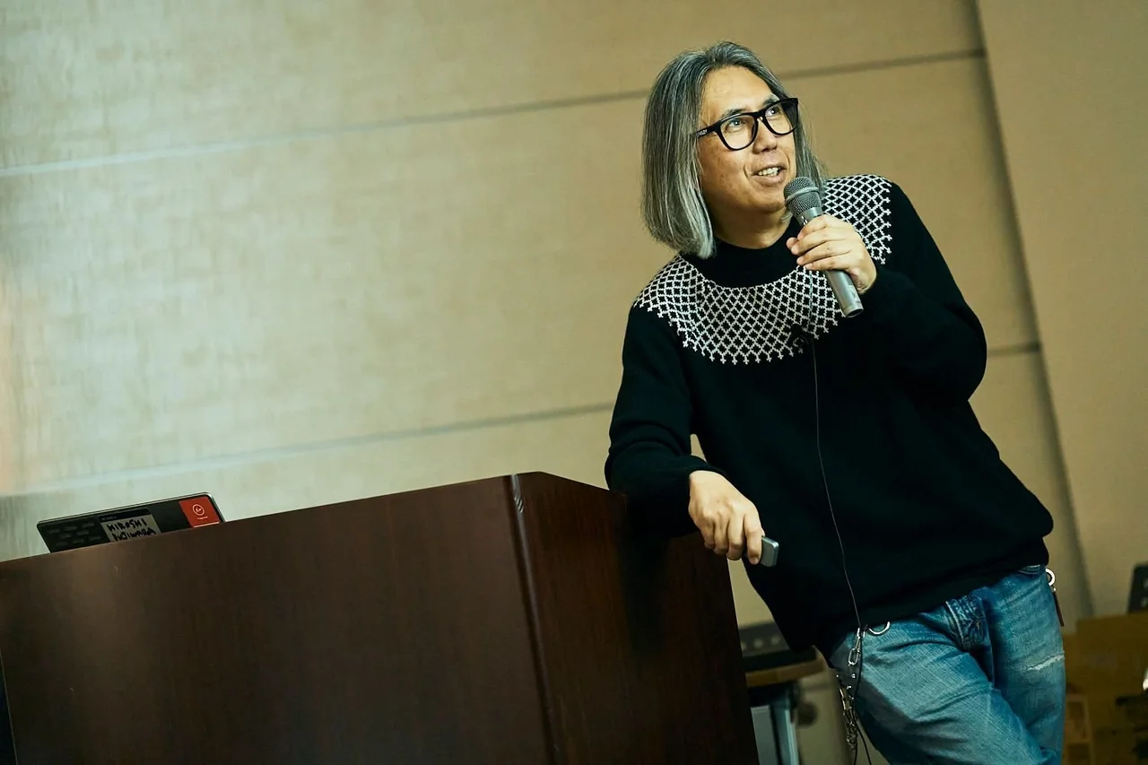 藤原ヒロシ 講義の様子