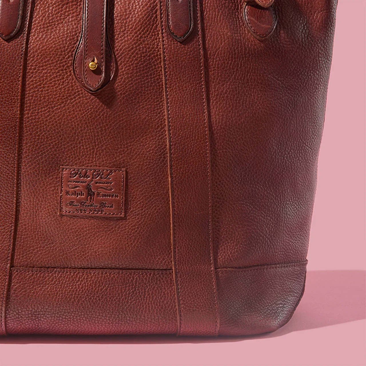 POLO RALPH LAUREN｜HERITAGE LEATHER TOTE