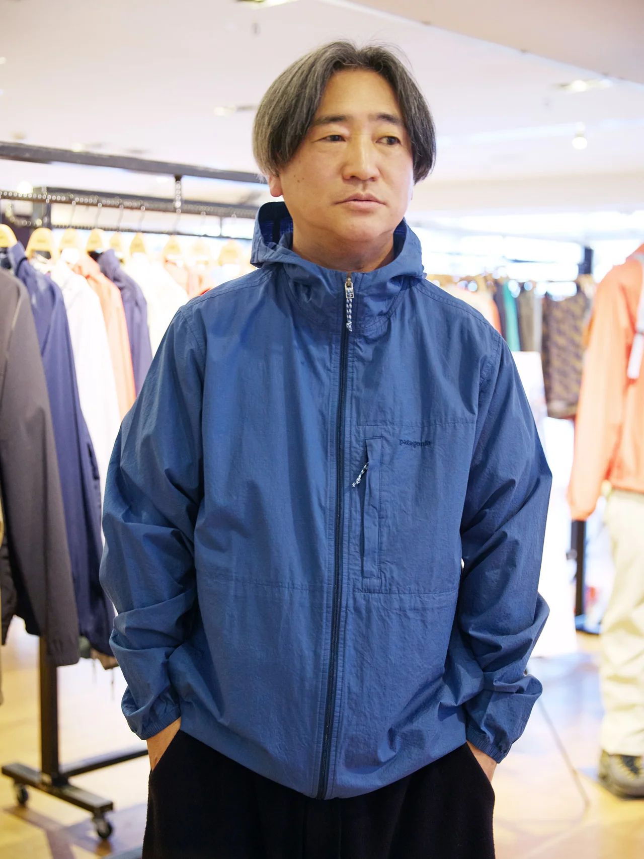 メンズ・ウインドスウィープ・ジャケット ￥30,250