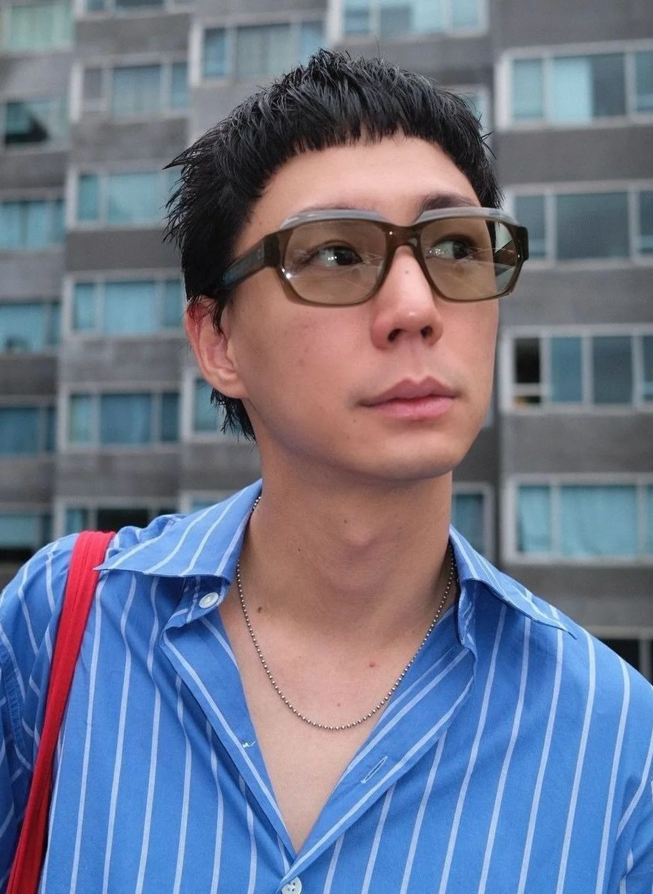 メンズヘア 新しいぱっつんベリーショートの正面