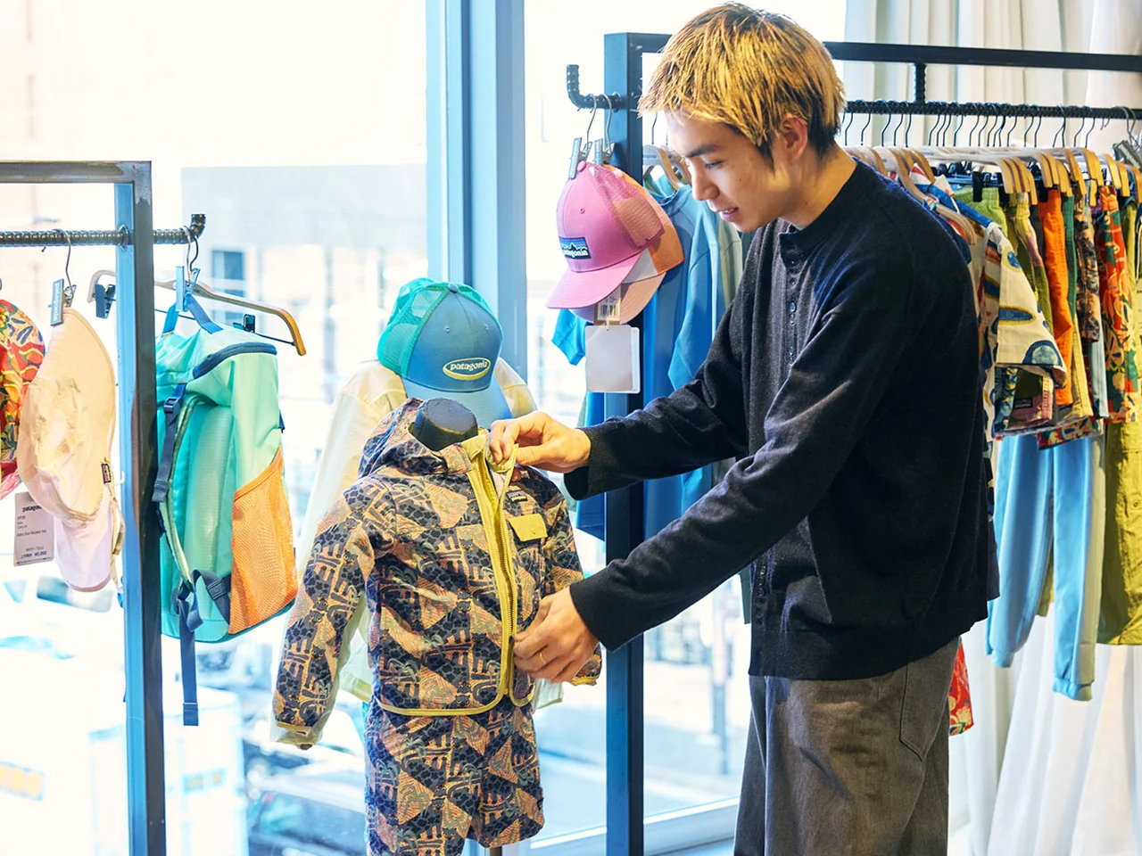 Kids 親子でおそろいが叶うアイテムも豊富。キッズならでの柄モノがかわいい