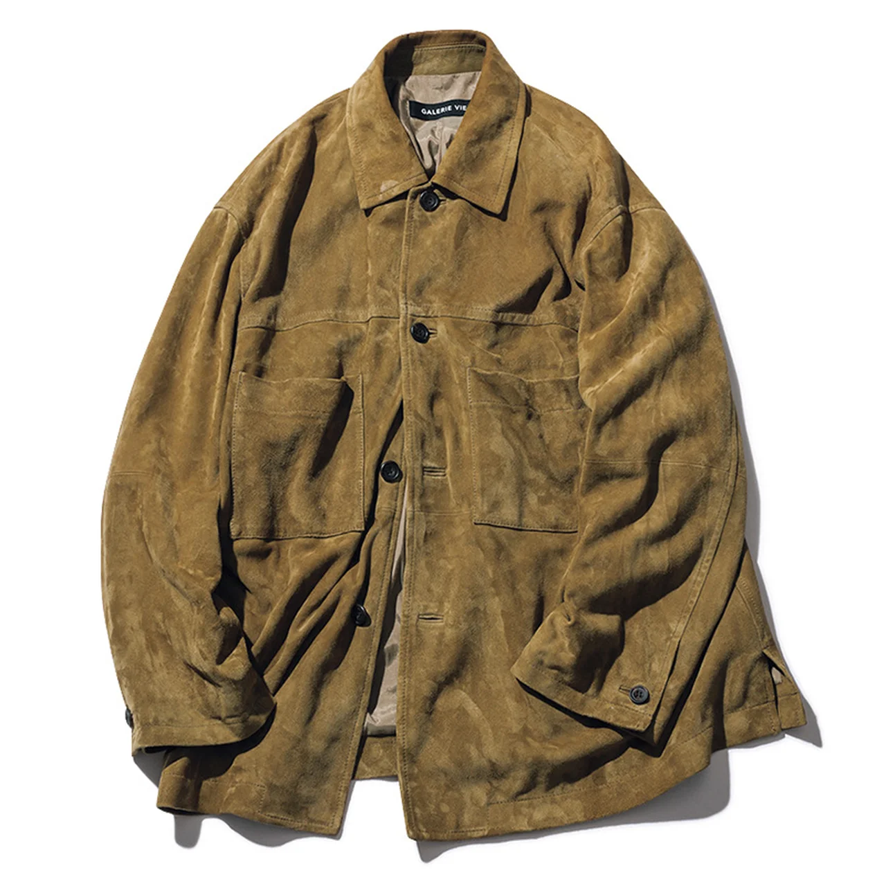 GALERIE VIEのゴートスウェードブルゾン