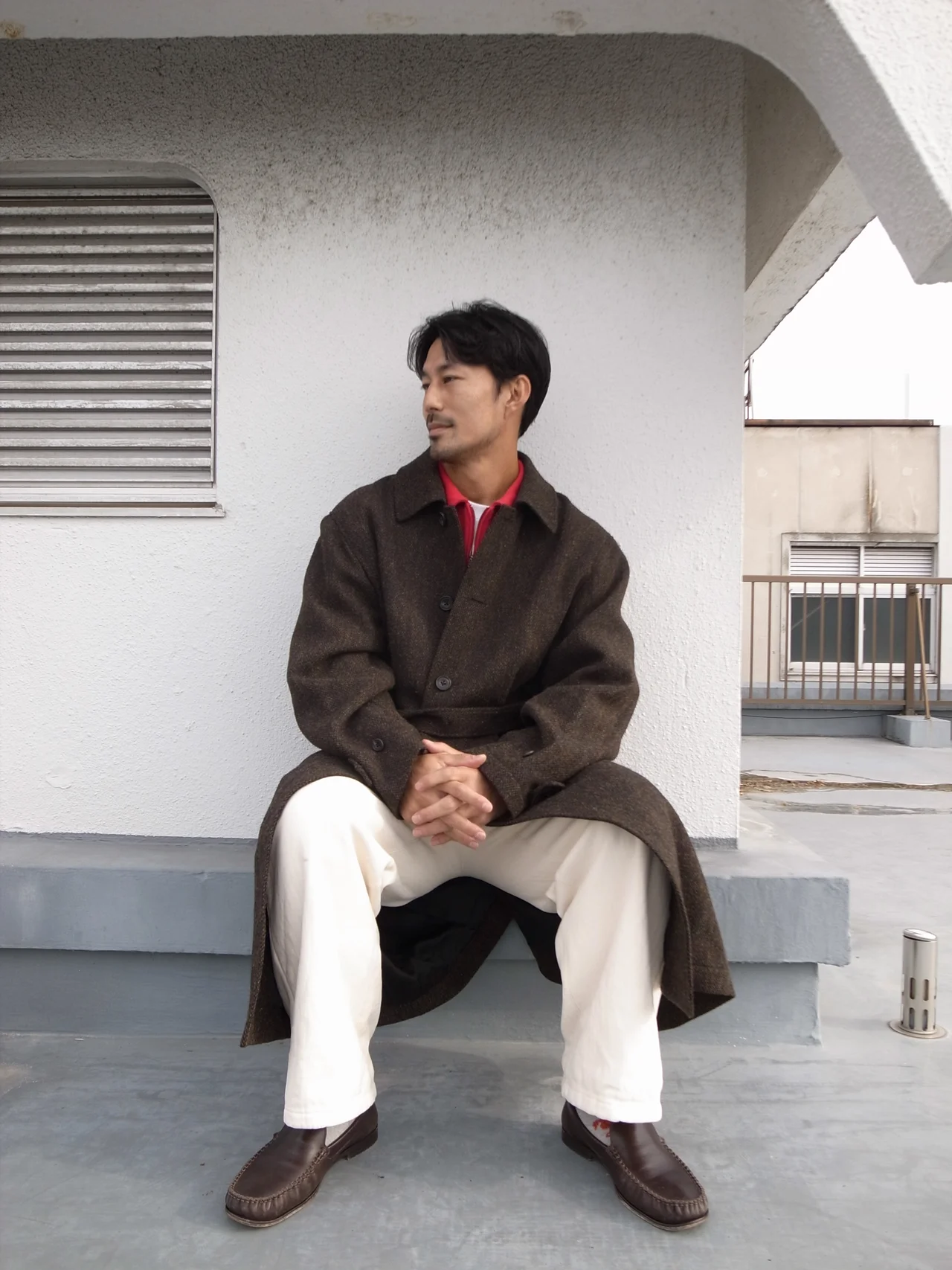 オンオフ問わないクリーンなショートヘア メンズヘア