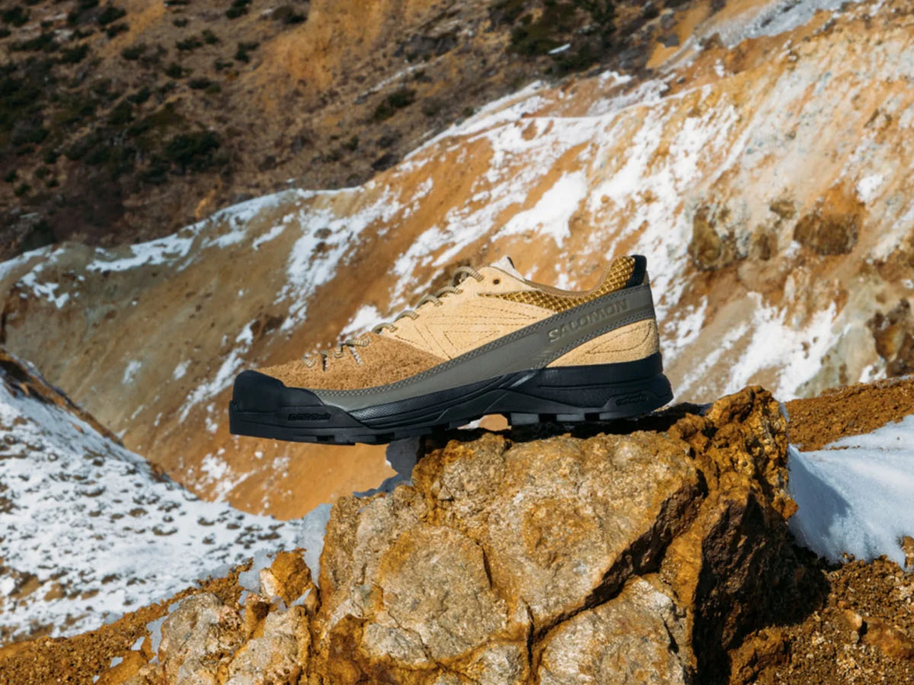サロモンとビームスの別注「Xアルプ スエード」