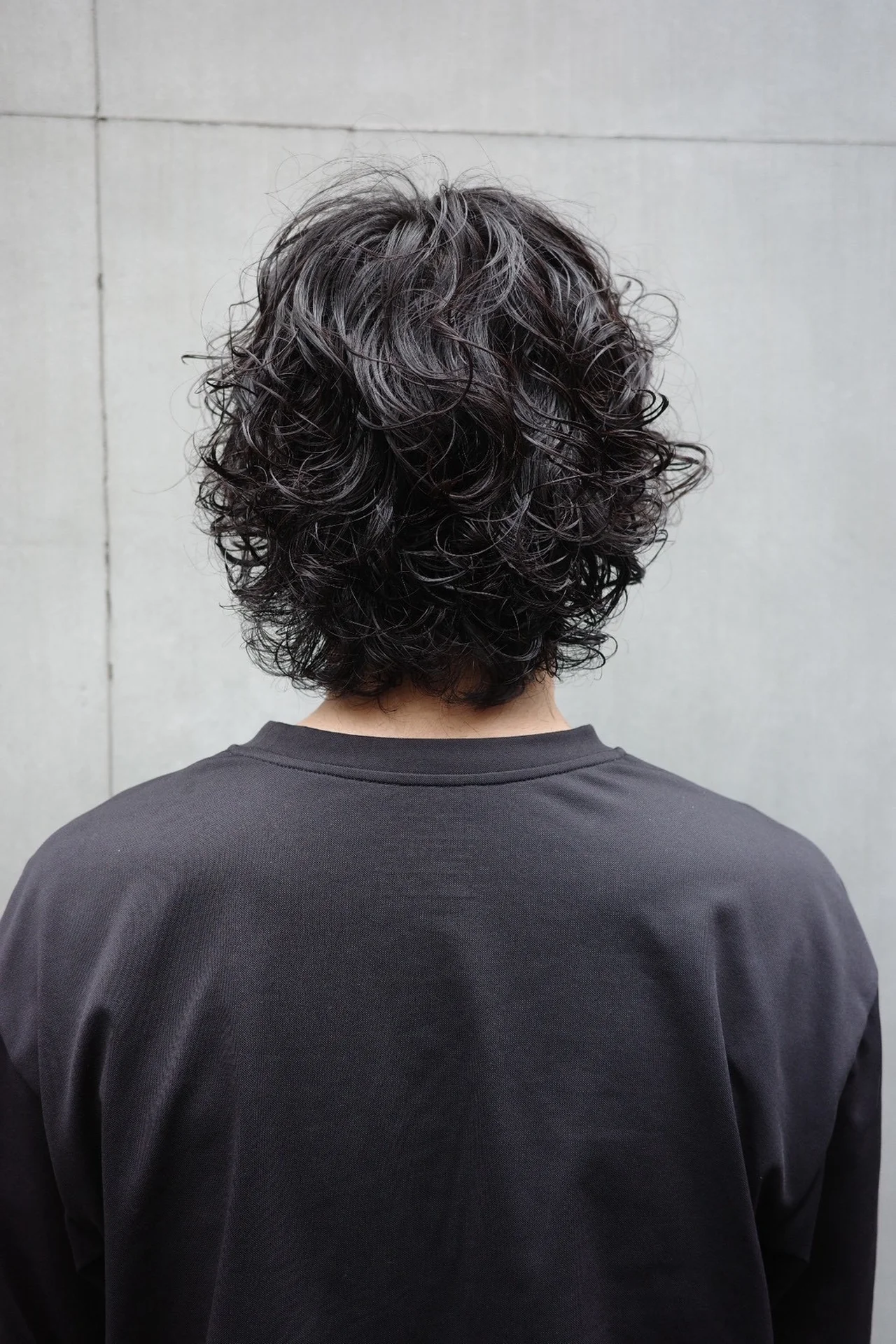 メンズヘア ランダムパーマ