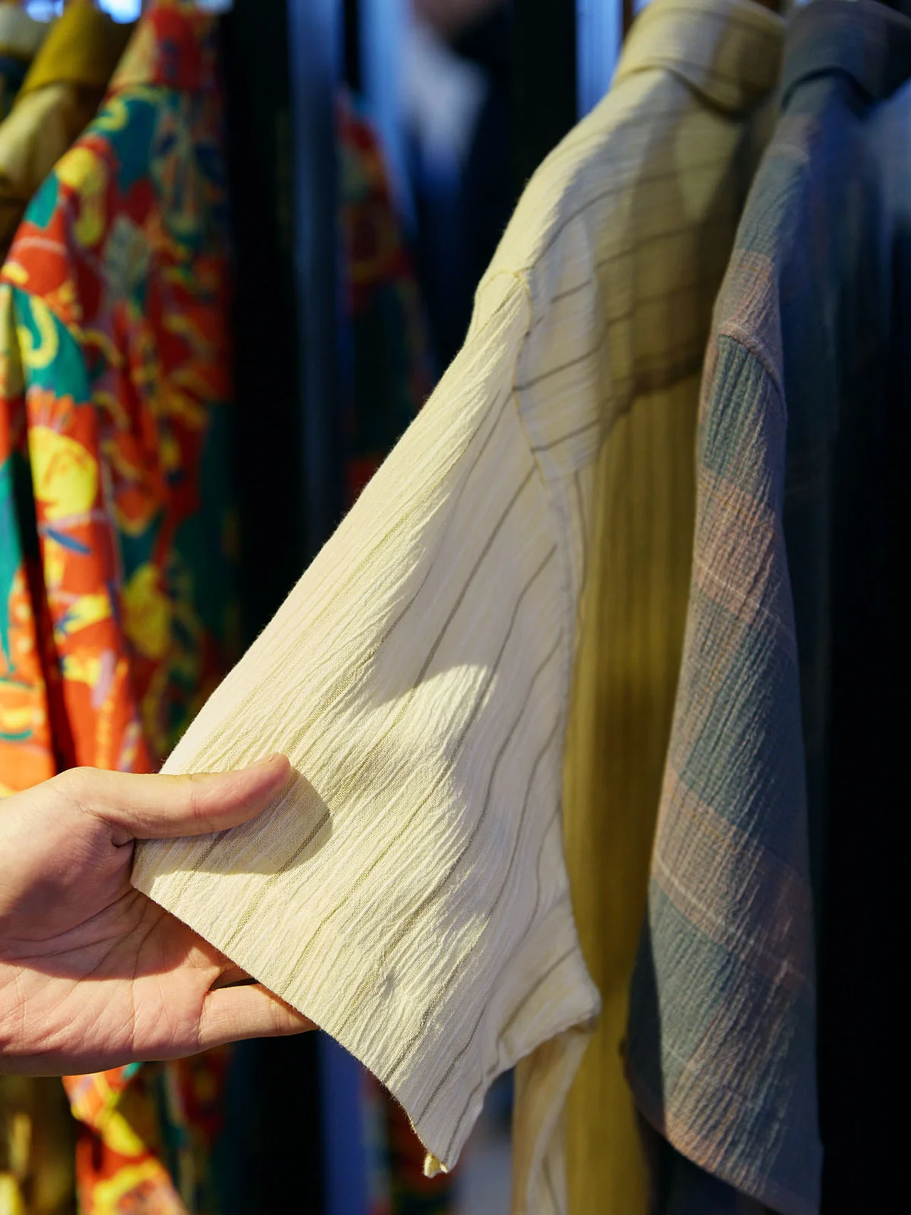 薄手でサラッとして涼しそう