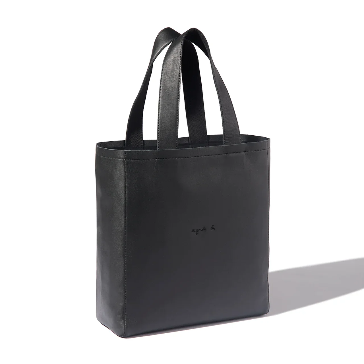 agnès b.｜Leather Tote Bag “Peter”
