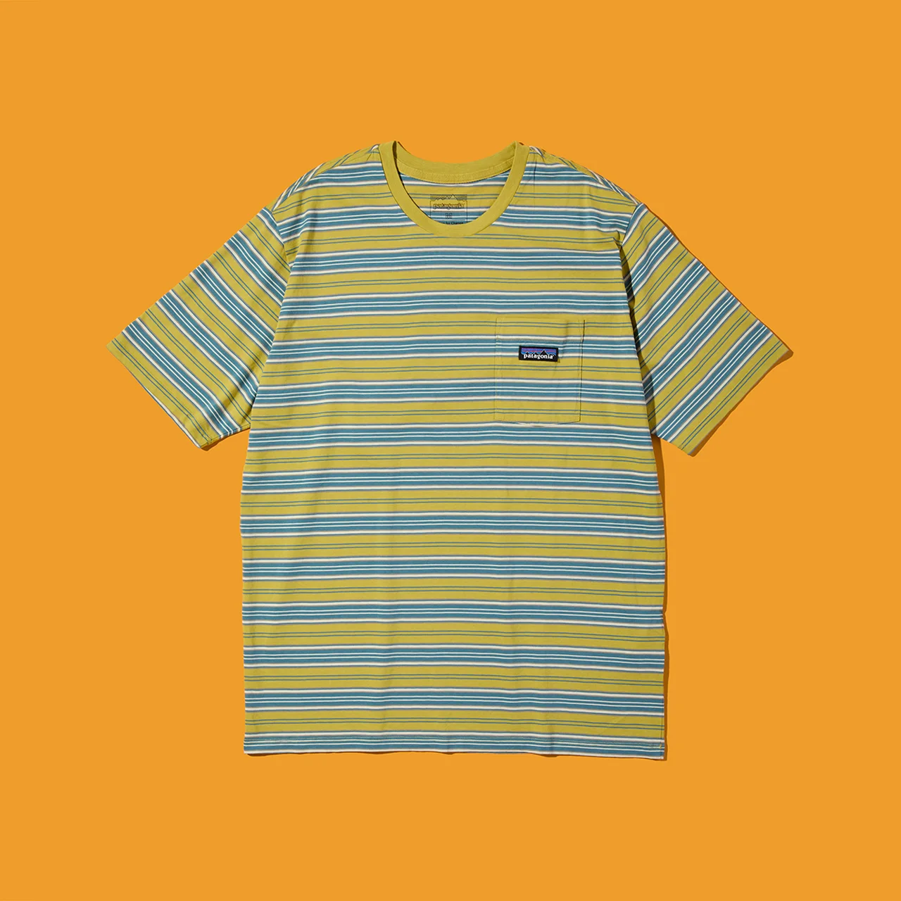 太陽に映える配色も魅力のパタゴニアのボーダーTシャツ