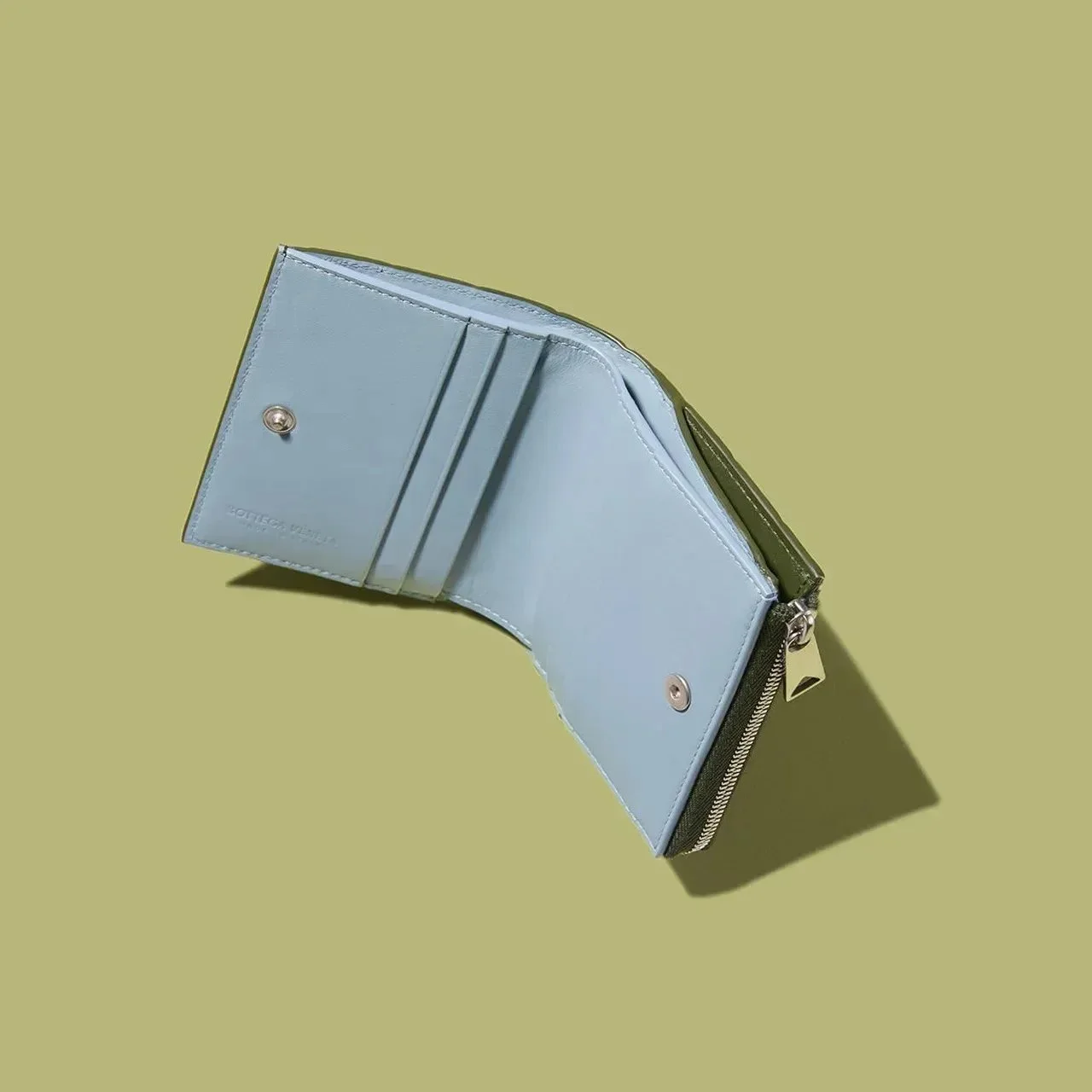 BOTTEGA VENETA|BI-FOLD ZIP WALLET