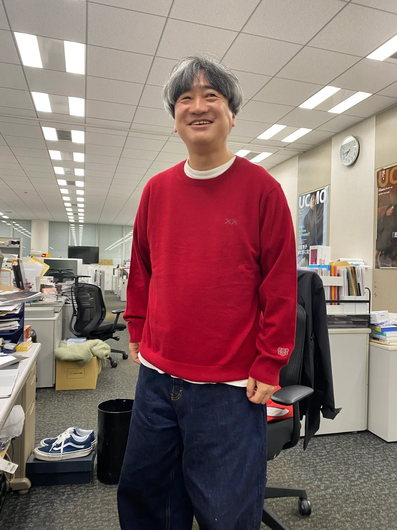 【大人のユニクロ】この冬一番のコスパニット。「カウズ」コラボのカシミヤニットを着てみた！①