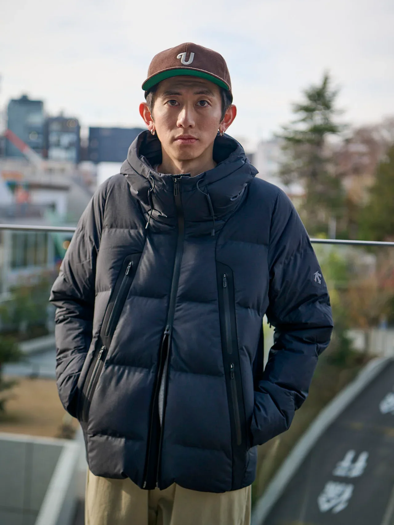 DESCENTE ALLTERRAIN × BEAMS JAPAN　ダウン着こなし