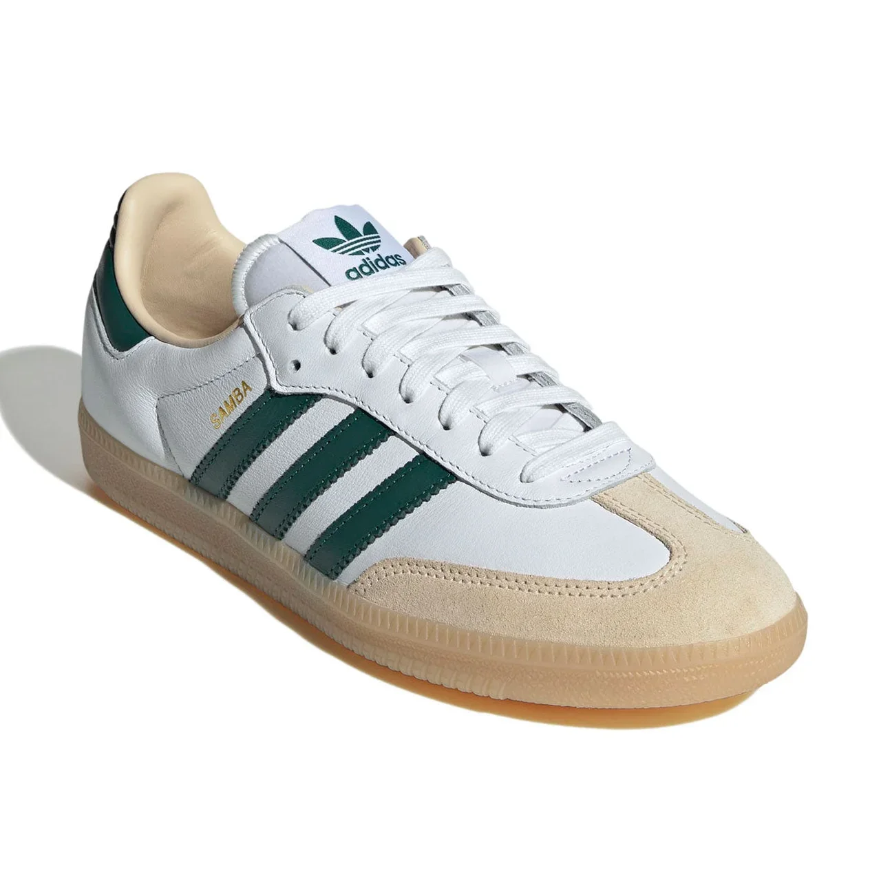 adidas SAMBA OG White/Collegiate Green/Gum
