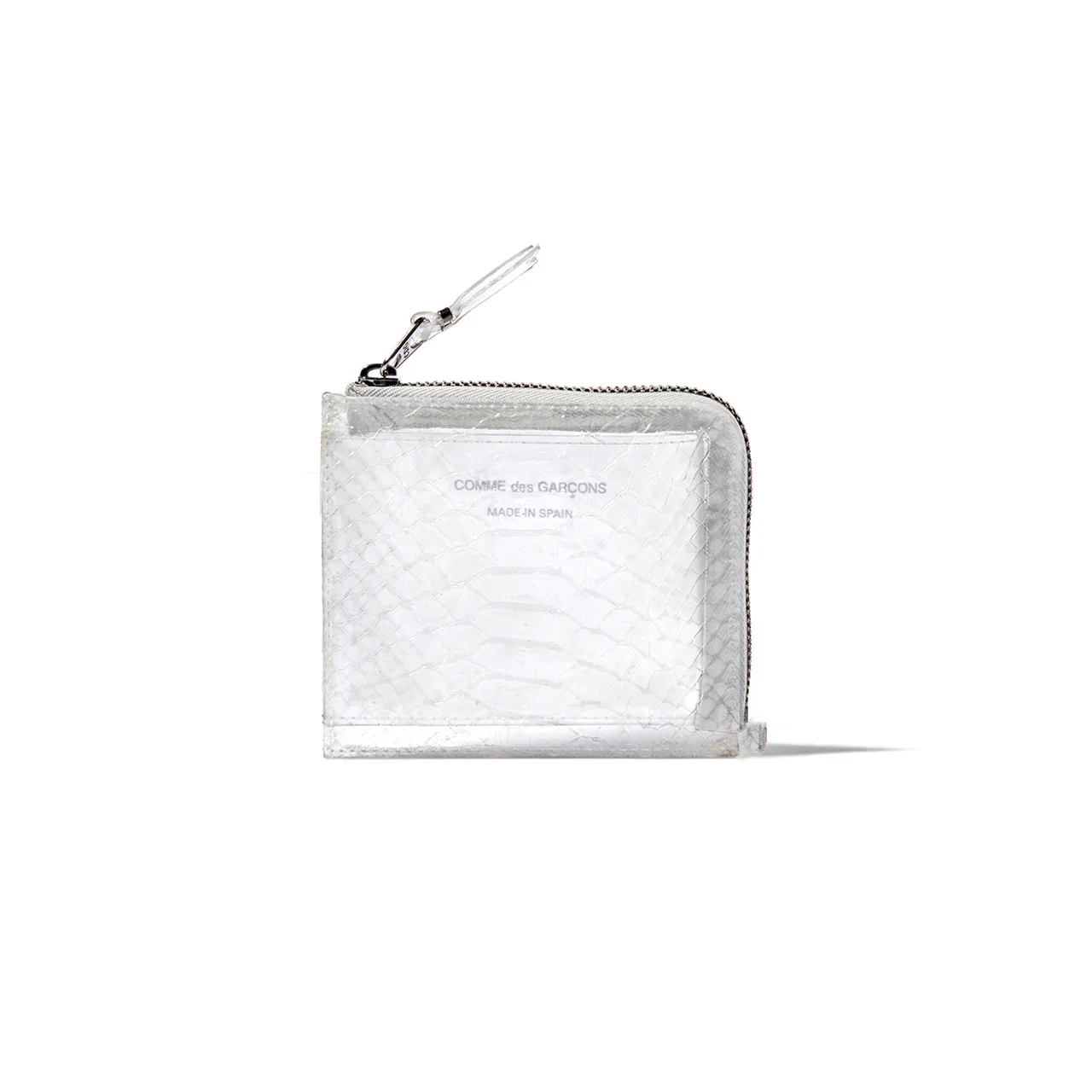 Wallet COMME des GARÇONS|SNAKE TRANSPARENT L ZIP WALLET・SNAKE TRANSPARENT BIFOLD ZIP WALLET