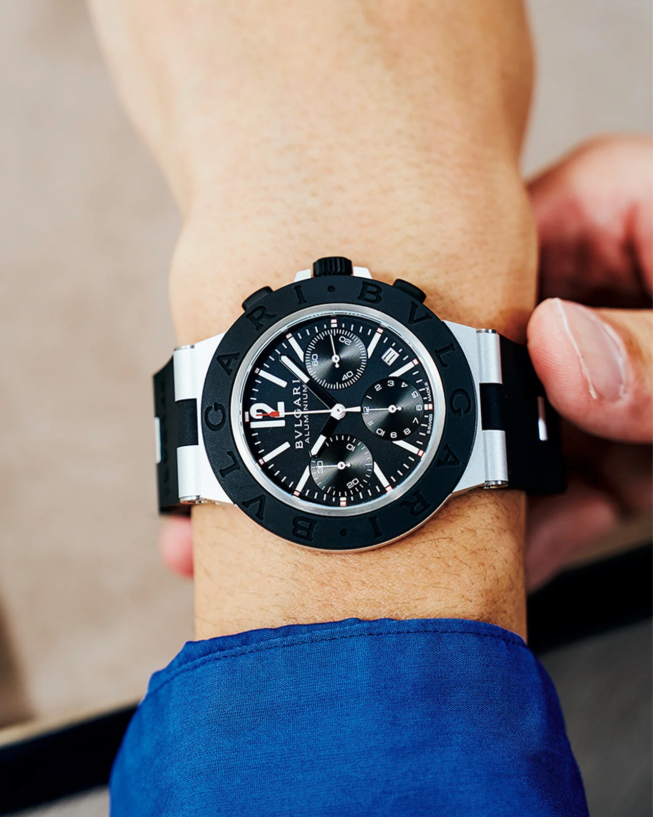 BVLGARI｜ブルガリ アルミニウム クロノグラフ