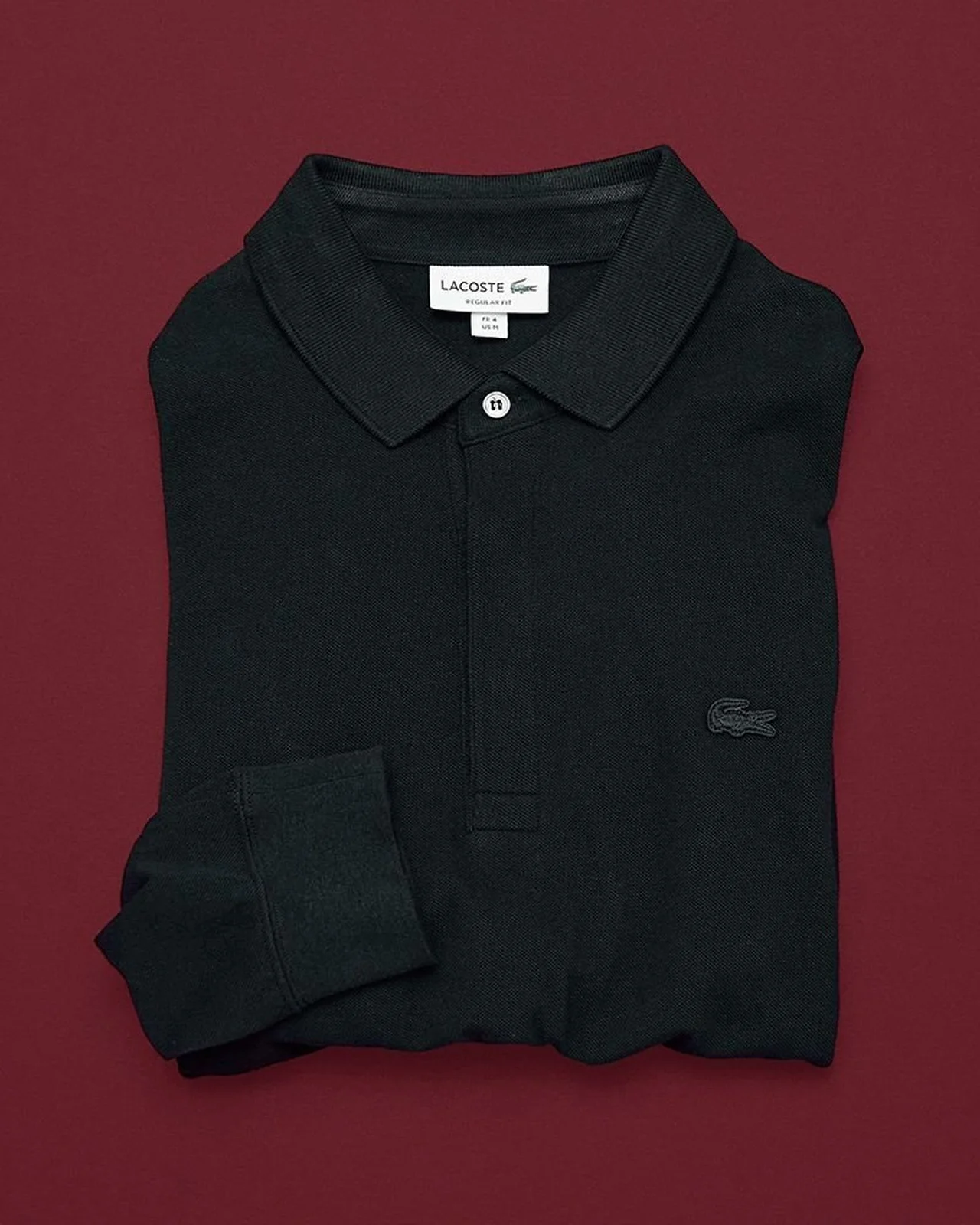 LACOSTEのパリストレッチピケポロシャツ
