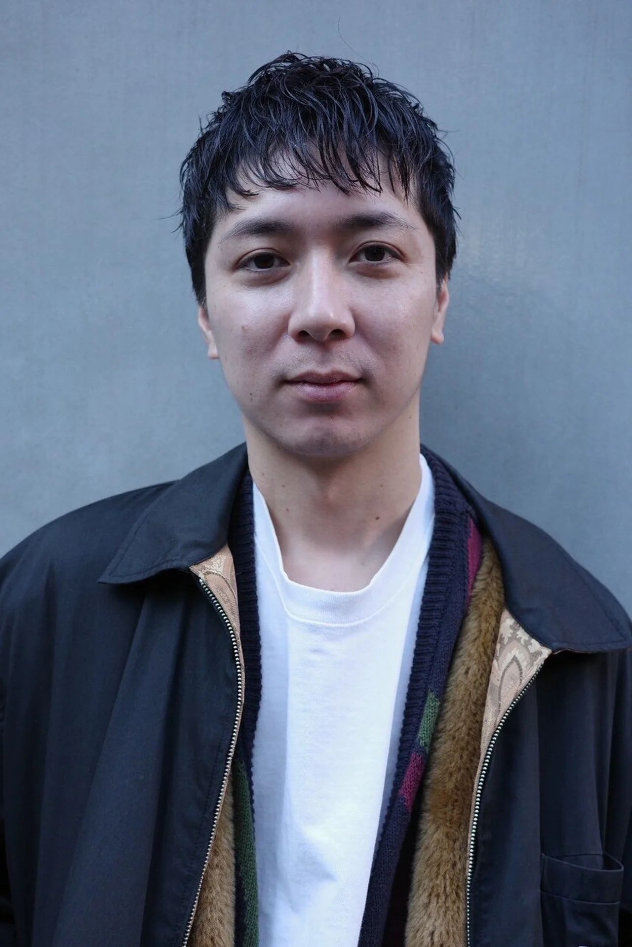 メンズヘア くせを活かしたショートへア