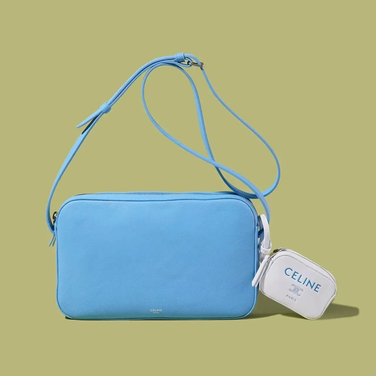 CELINE|MESSENGER BAG WITH CHARM