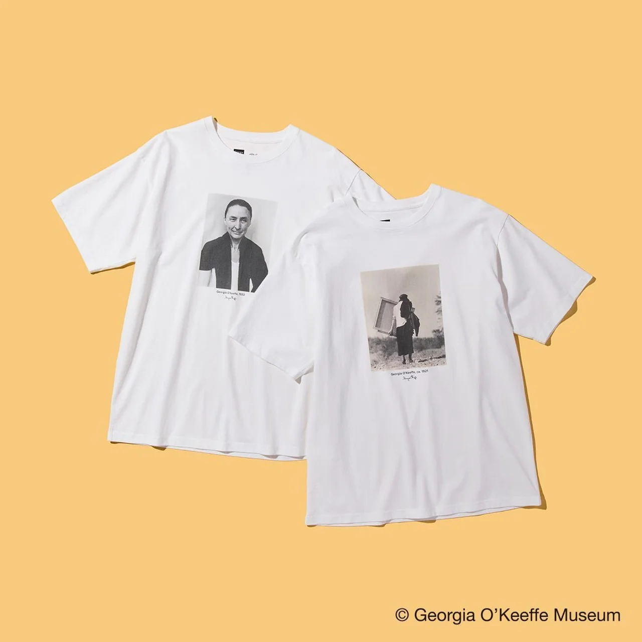 ジョージア オキーフ ミュージアム®×ロンハーマンの別注フォトTシャツ