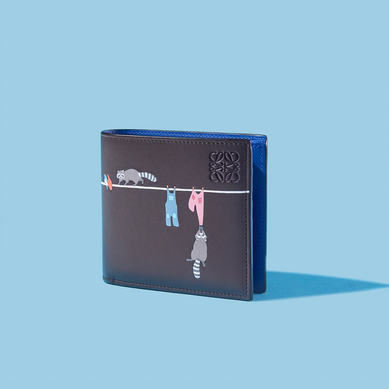 LOEWE|RACCOON BIFOLD COIN WALLET