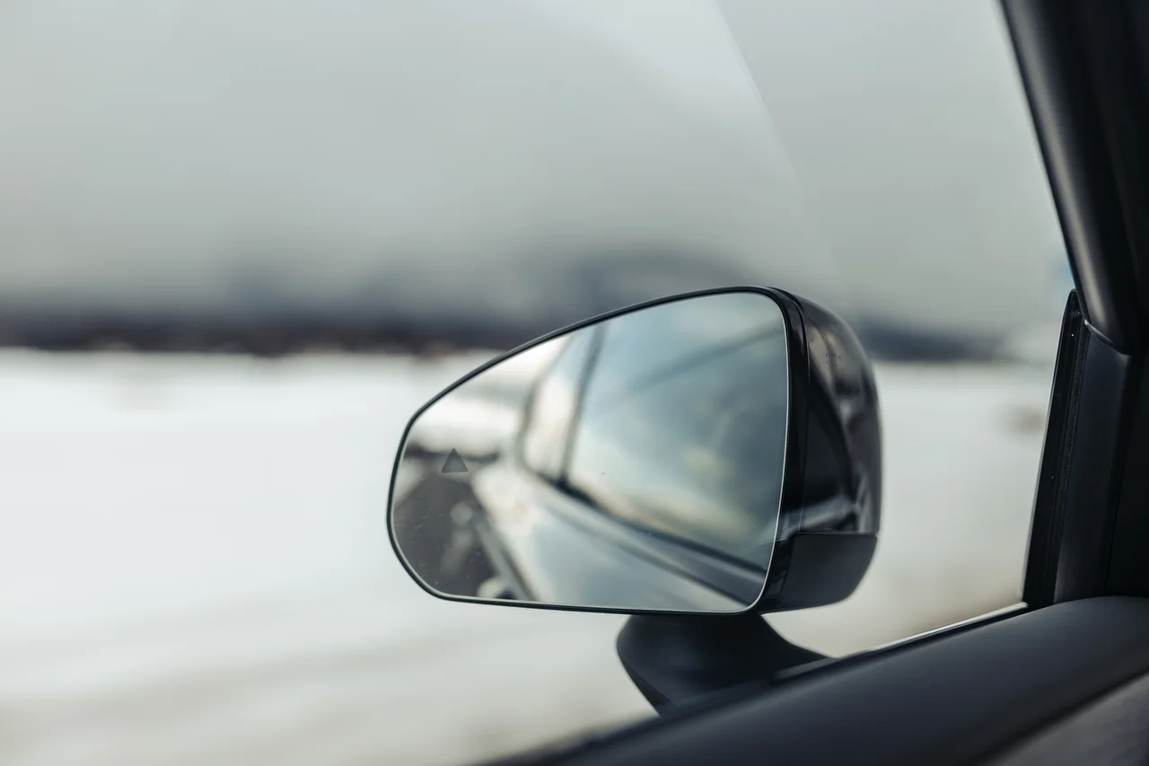フレームレスサイドミラー