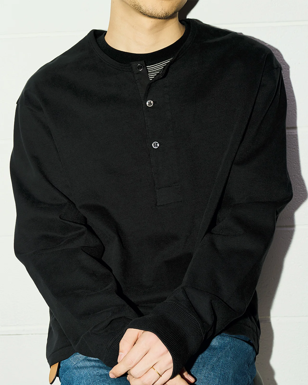 STUDIO NICHOLSON ヘンリーネック