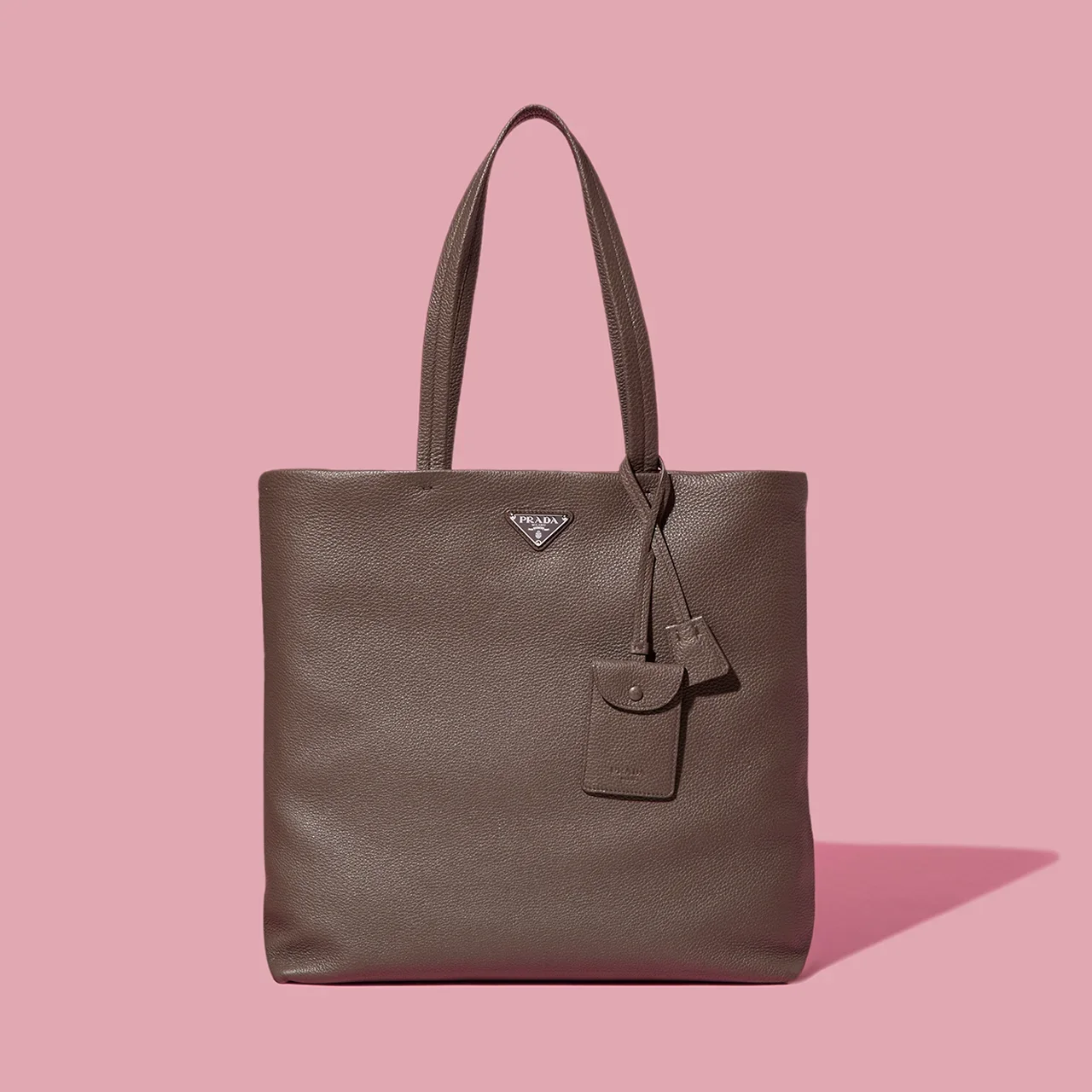 PRADA｜Leather tote bag