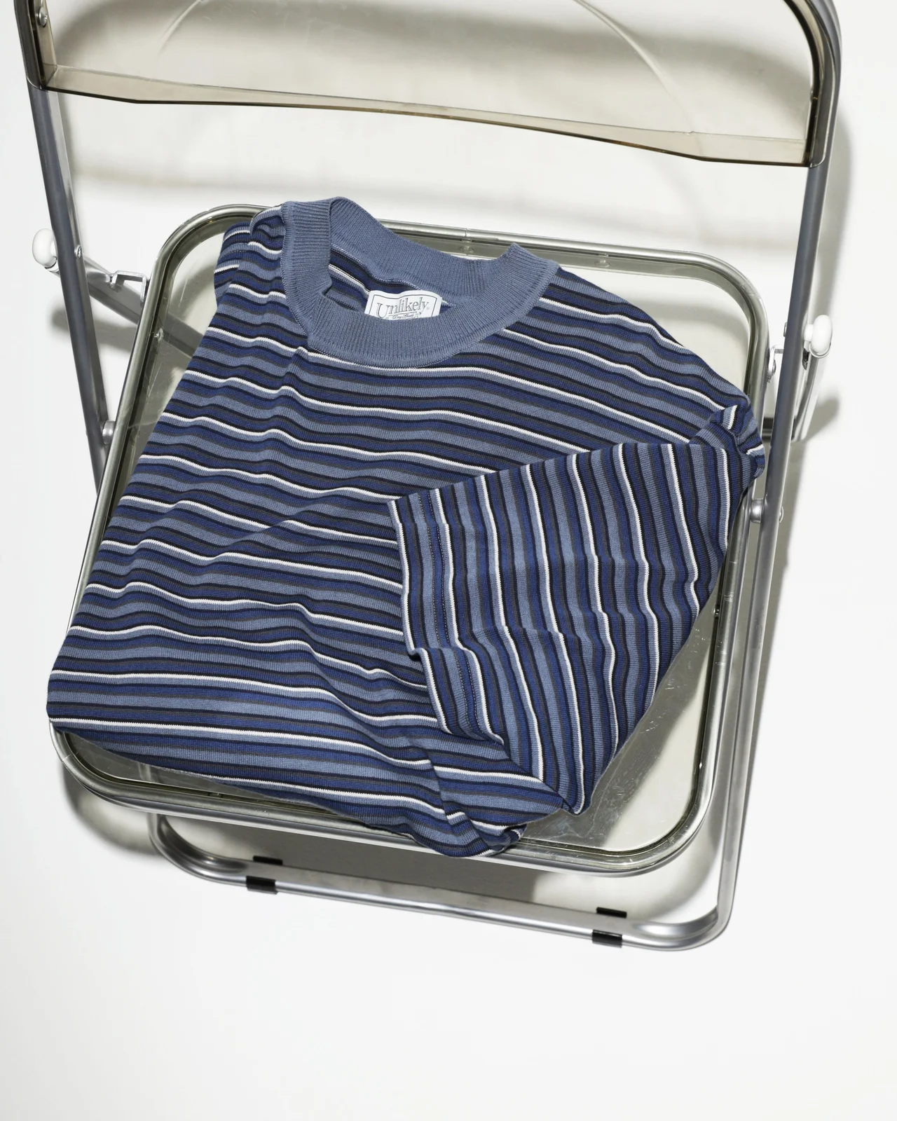 UnlikelyのボーダーニットTシャツ