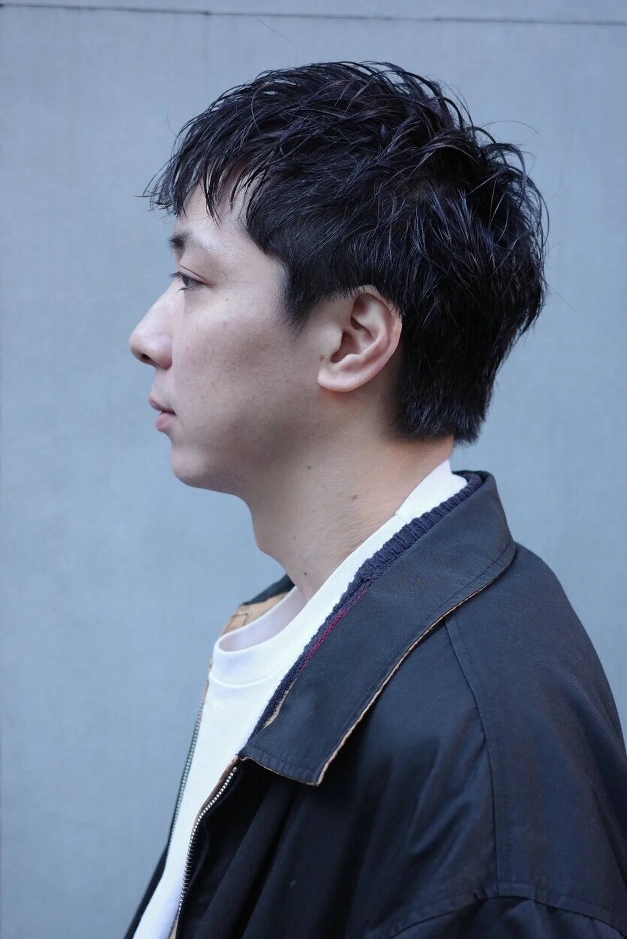 メンズヘア くせを活かしたショートへア